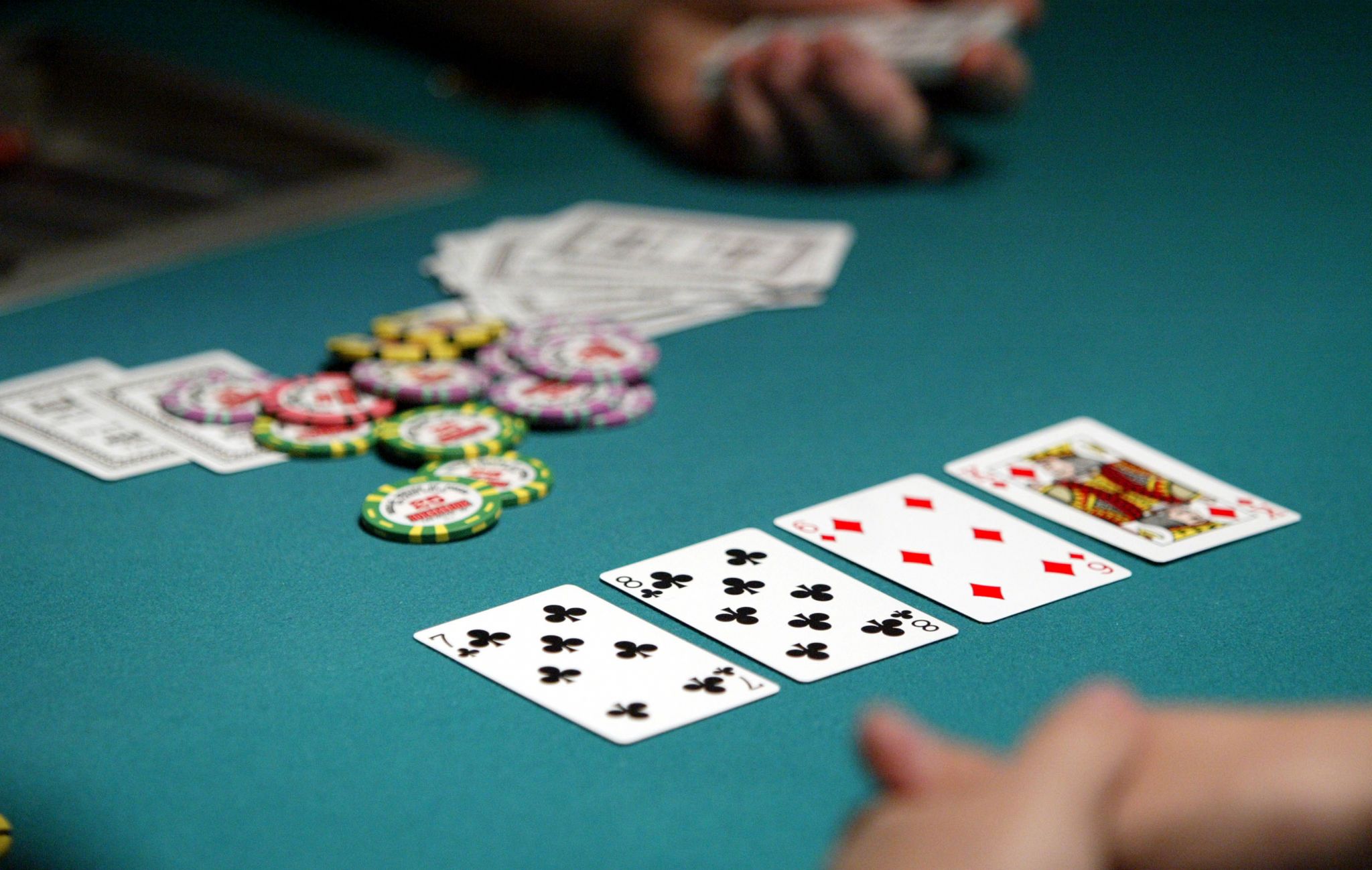 как играть покер простыми картами